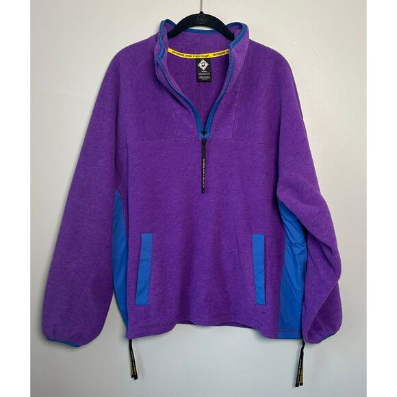 REI CO-OP Jackets & Blazers - Outdoor Afro + REI Co-op Women 1XL Blue Purple Fleece Pullover Sweater